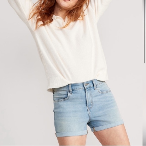 Old Navy Pants - Old Navy High Rise Denim Jeans Shorts Summer 12